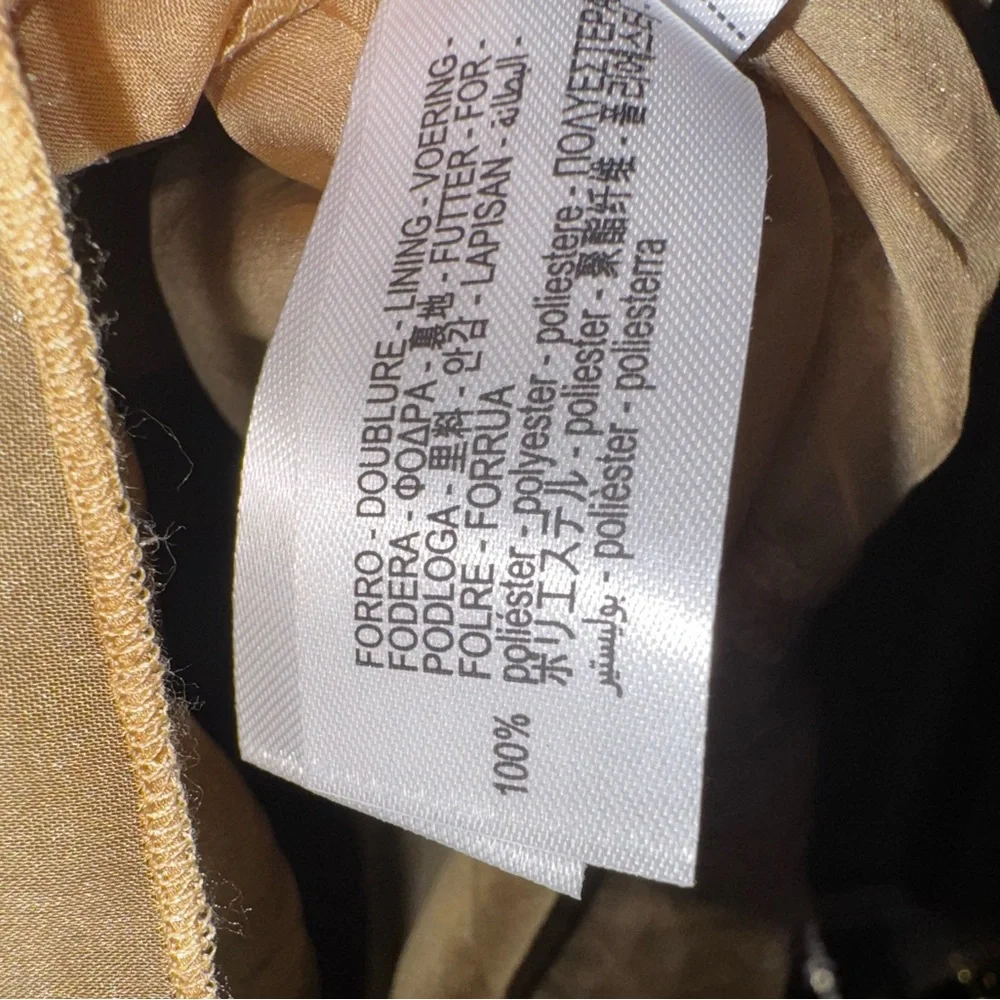 Zara Dress Gold Sequin Skirt, size Large, NWT - Picture 10 of 13